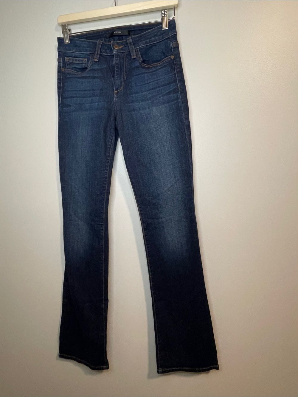 Joe's Dark Blue Wash Curvy Bootcut Rosie Jeans 28